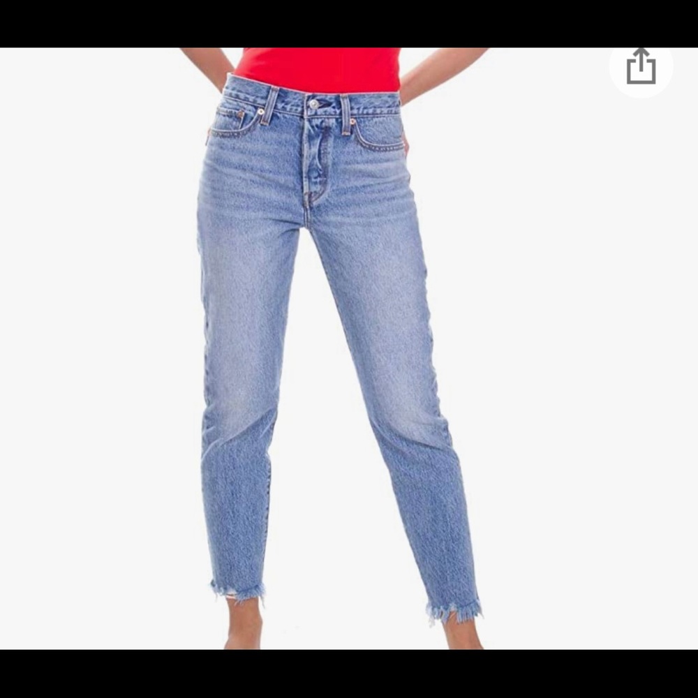 Levi's Premium Women's Wedgie Icon Jeans, Shut Up, Blue, 30